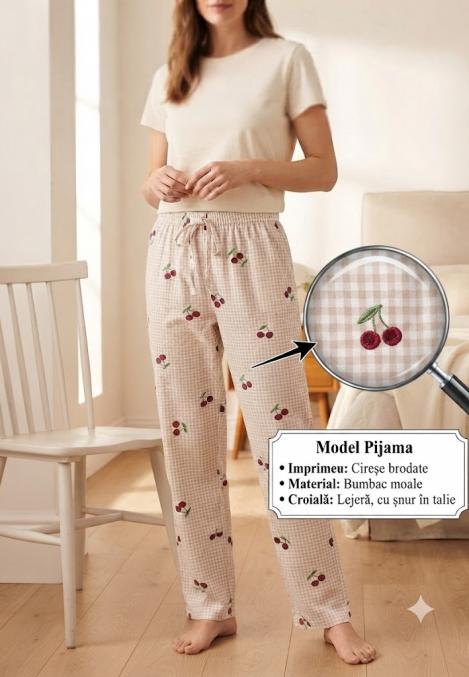 Pantaloni de Pijama Damă SERENA – Engros