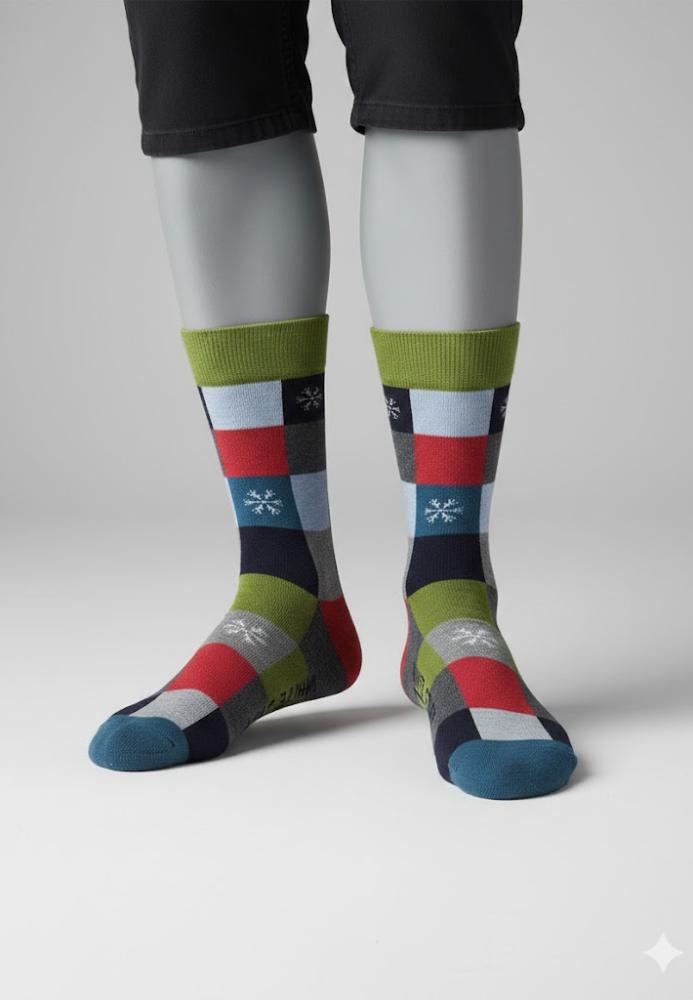 Șosete Bărbătești Organice Fără Cusătură, culoare diversificata,Engros