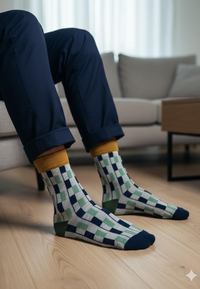 Șosete Bărbătești Organice Fără Cusătură, culoare gri,Engros