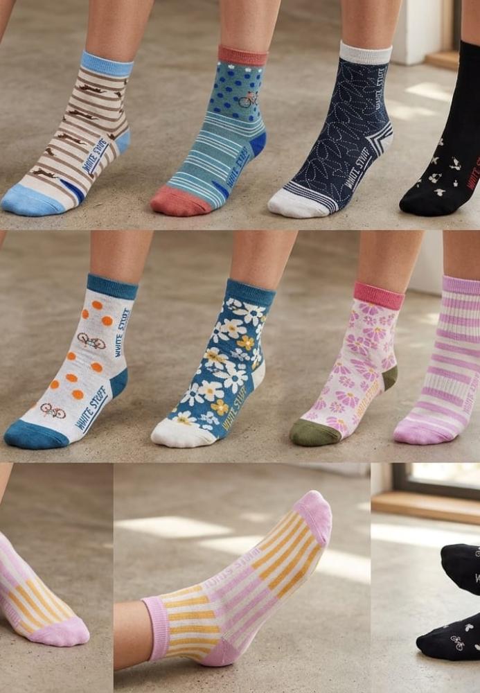 Șosete Damă Sport Serena – Colorate și Vesele Engros