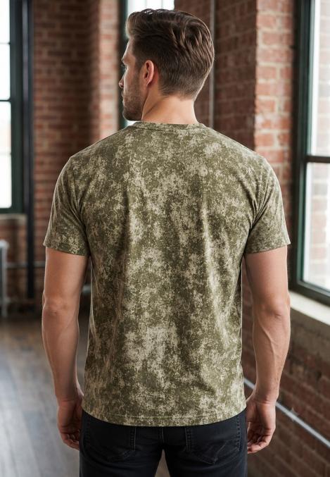 Tricou bărbătesc Serena culoare verde olive, Engros
