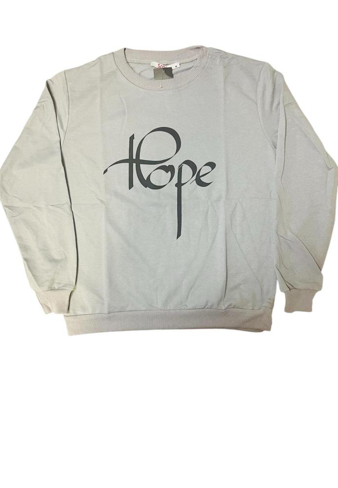 Bluza barbat ,Imprimeu negru,culoare gri , En-gros