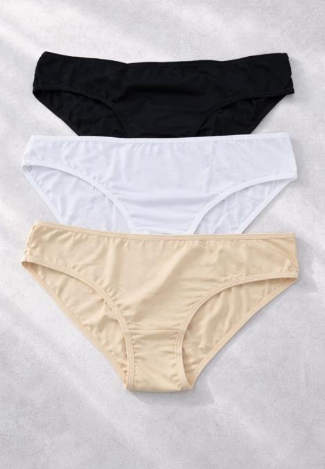 Chilot dama clasic, Set 3 Bucăți,Culoare diversificata, Engros