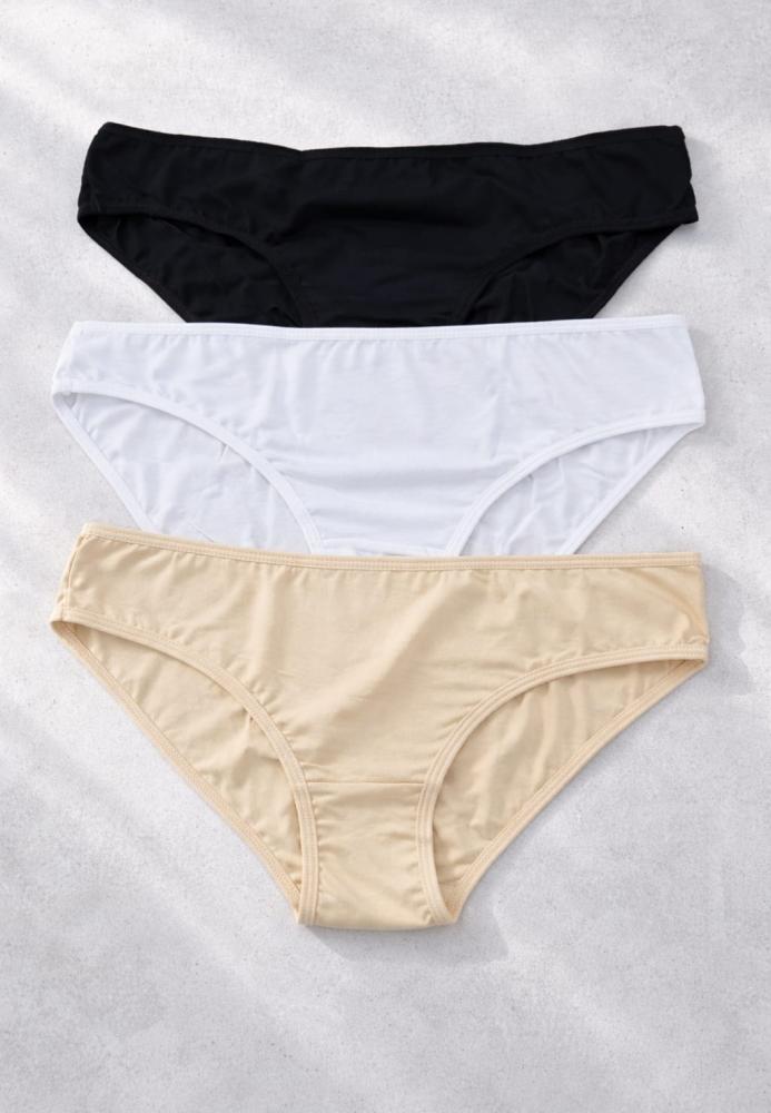 Chilot dama clasic, Set 3 Bucăți,Culoare diversificata, Engros