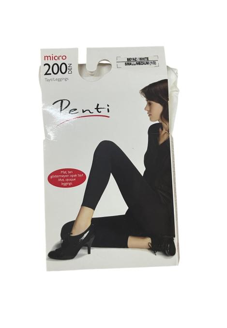 Colanți Penti 200 DEN ,opaci, mat, Culoare Alb,Engros
