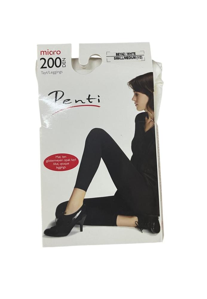 Colanți Penti 200 DEN ,opaci, mat, Culoare Alb,Engros