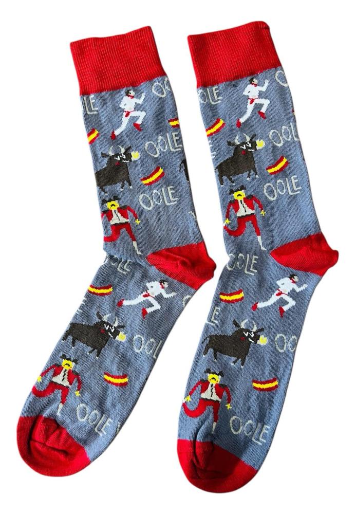 Sosete de Craciun Barbatesti ,Imprimeu Taur ,Engros