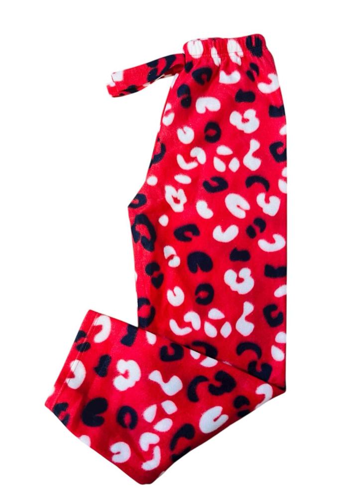 Pantaloni polar dama ,culoare rosu ,En-gros