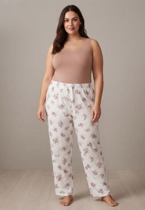 Pantalon de pijama dama Serena big size,Engros