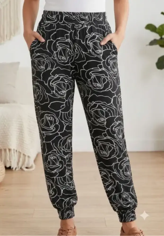 Pantalon dama Serena vascoza cu buzunar si manseta ,Engros