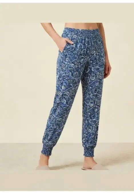 Pantalon dama Serena vascoza cu buzunar si manseta ,Engros