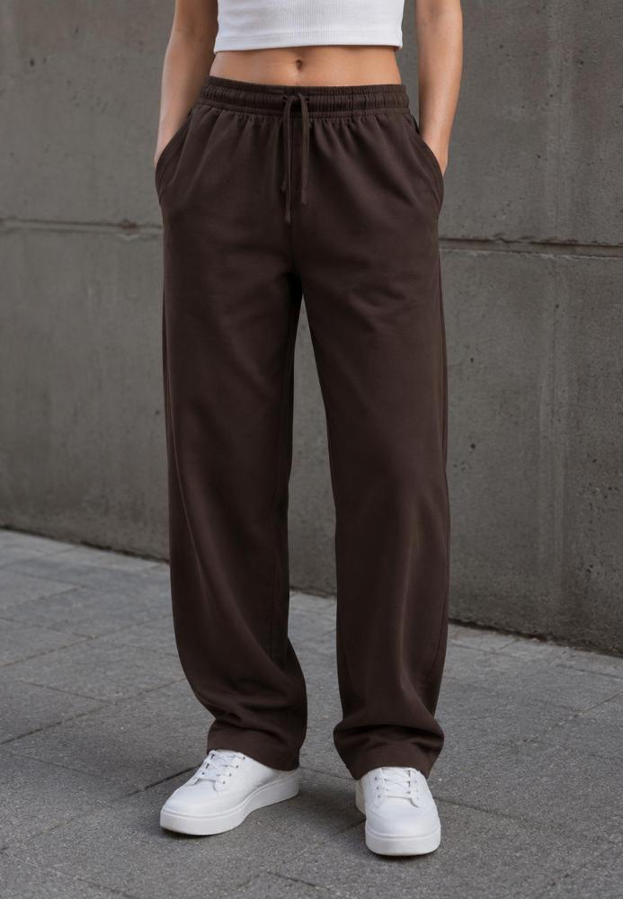 Pantaloni de trening dama Serena ,culoarea maro, Engros