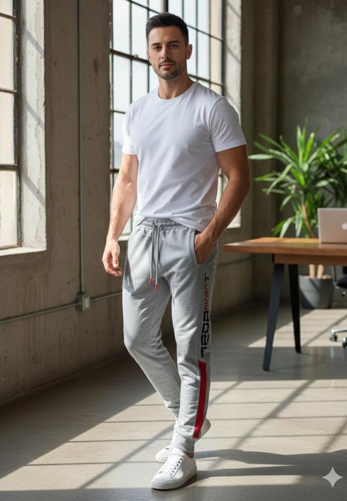 Pantaloni de sport barbat ,culoare gri,Engros