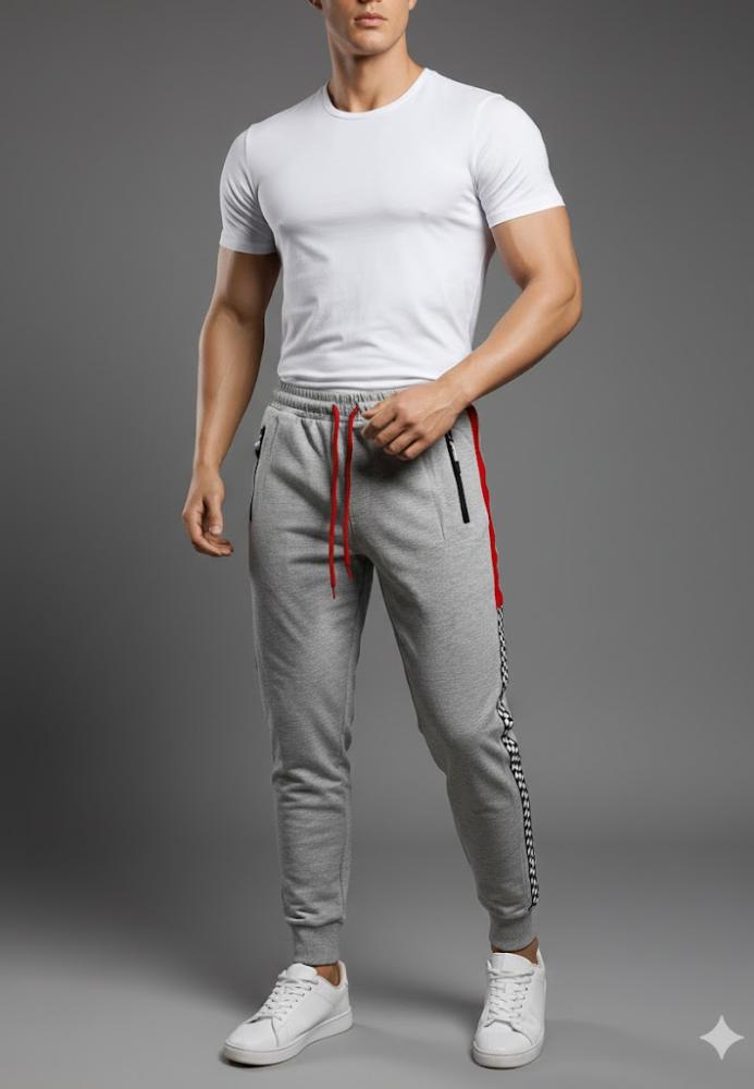 Pantaloni de sport barbat ,culoare gri ,Engros