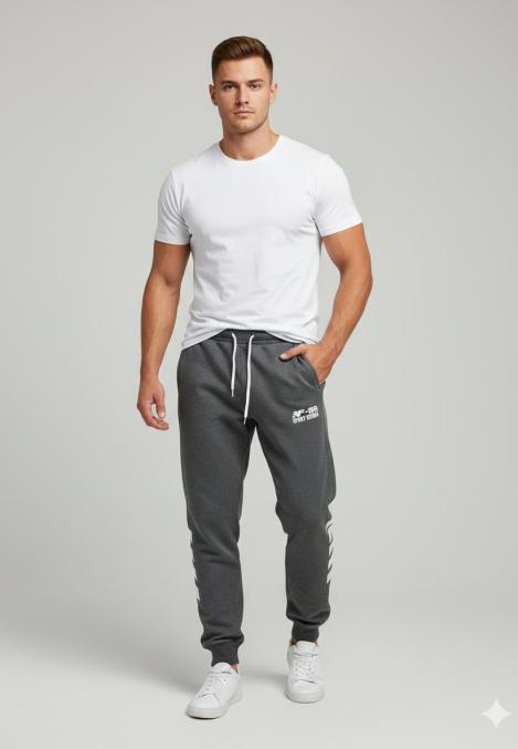 Pantaloni de sport barbat ,culoare gri inchis,Engros