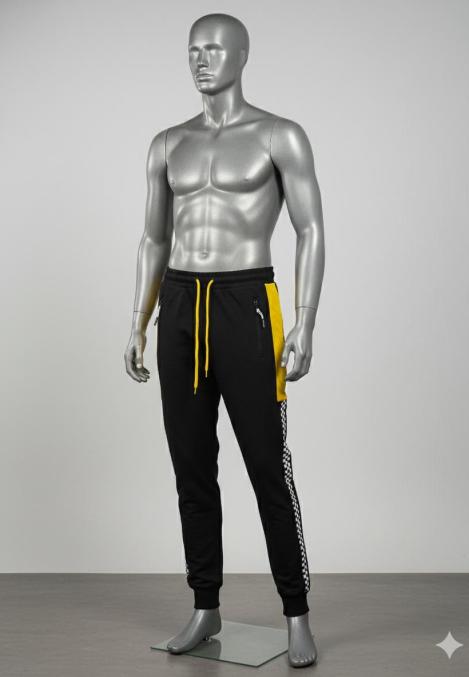 Pantaloni de sport barbat ,culoare negru ,Engros