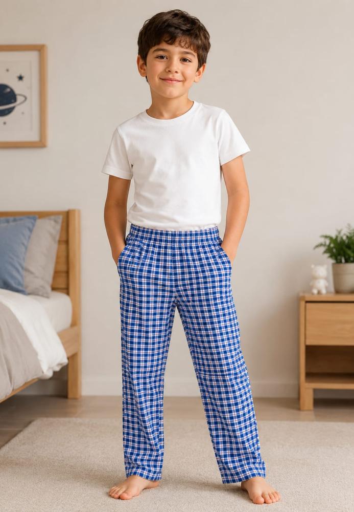 Pantaloni Lungi pentru Băieți cu Carouri – Engros