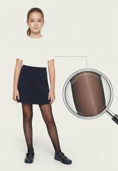 Dres fetițe Penti Pretty ,,Tul'', 20 den- mat, , negru Engros