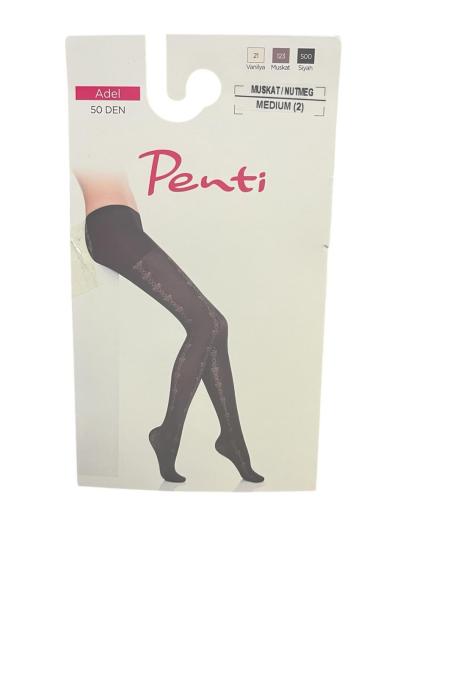 Dres dama penti "Adel",50 den ,Culoare nucsoara, Engros