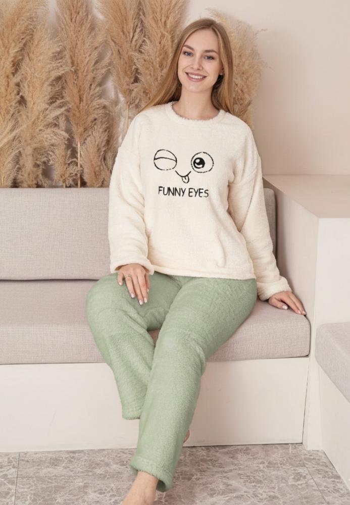 Pijama dama Cocolino,culoare crem ,Engros