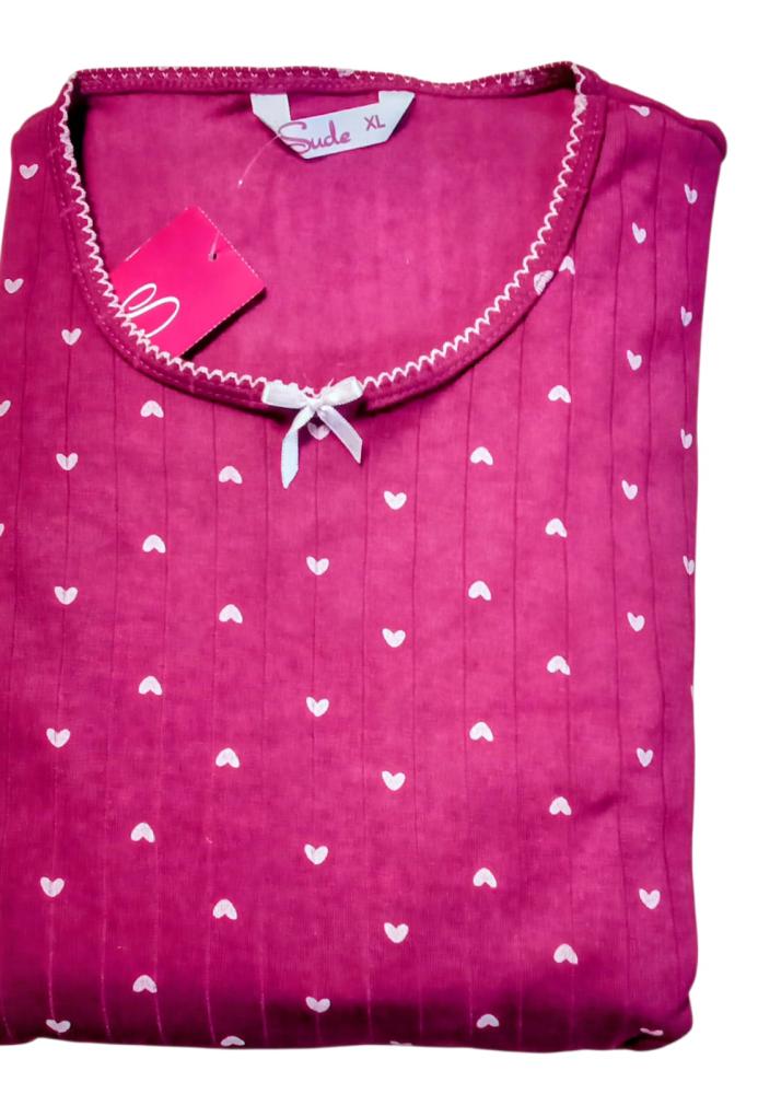 Pijama dama,vătuită,maneca lunga si pantaloni lungi,En-gros