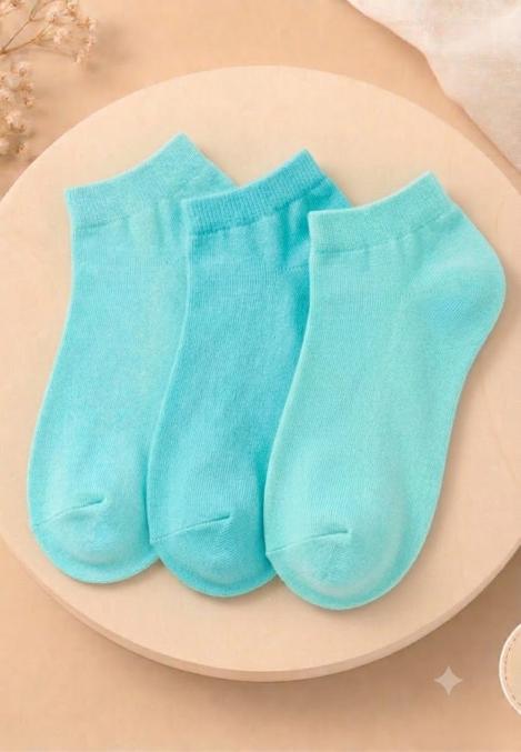 Șosete scurte barbat Serena 3/set ,culoare turcoaz deshis ,Engros