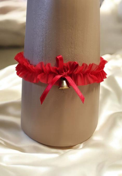 Jartiera dama, roșu, en-gros