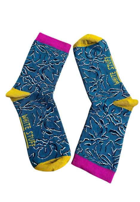 Șosete damă organice fără cusătură,culoare diversificata ,En-gros