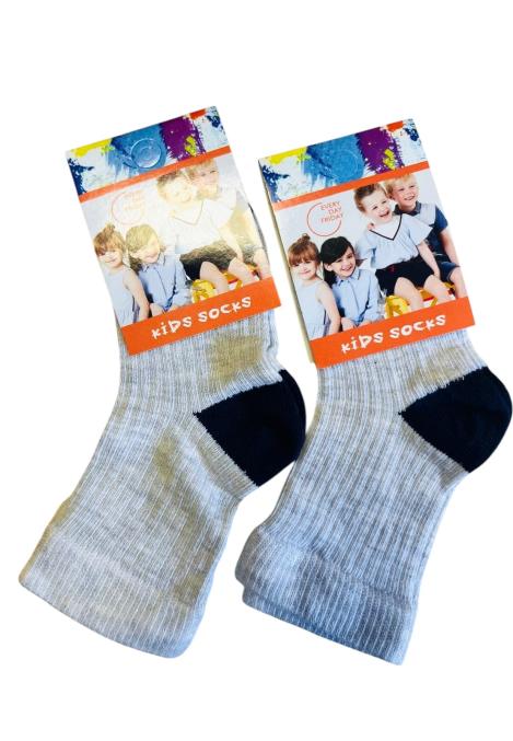 Sosete Copii,Culoare Gri, Engros