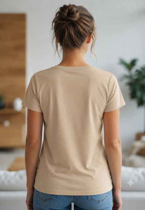 Tricou dama Serena ,culoarea Crem,Engros