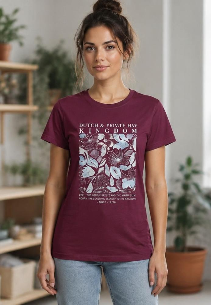 Tricou dama Serena .culoarea Bordo ,Engros
