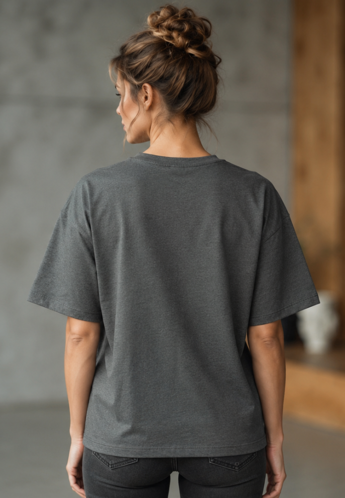 Tricou dama Serena .culoarea gri inchis,Engros