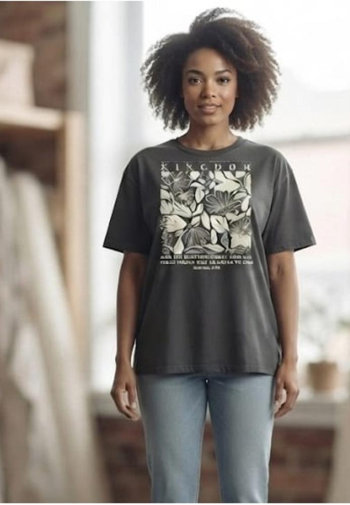 Tricou dama Serena "KINGDOM" ,culoarea gri inchis,Engros