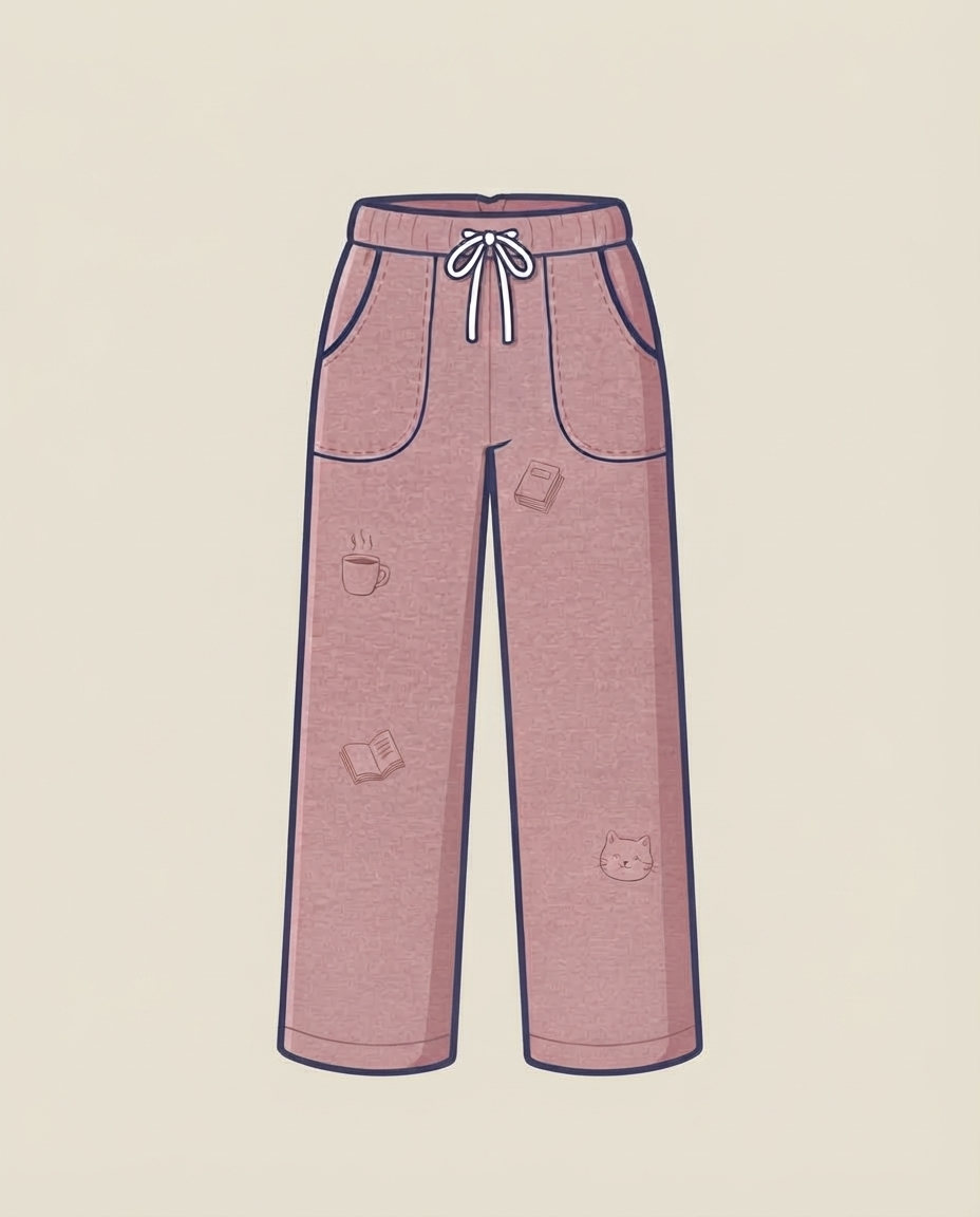 Pantalon de casa dama
